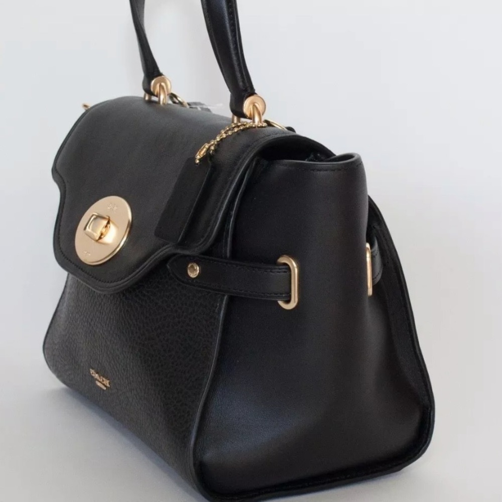 Authentic Coach pebbled leather Satchel/Crosby 🥀 - Picture 4 of 8